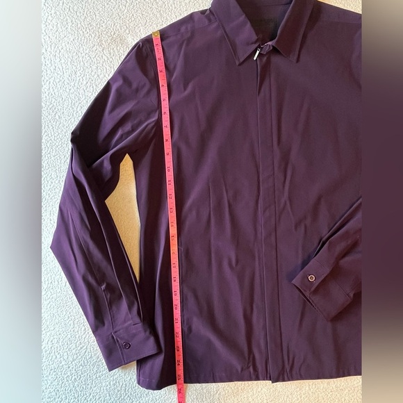 Comme Ca du Mode formal shirt. Plum Purple. Size 3 - Picture 2 of 10